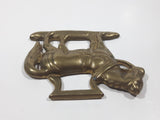 Antique Horse Shaped Horse Brass 2 3/4" x 3 1/2"