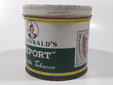Vintage Macdonald's Export Finest Virginia Cigarette Tobacco Tin Metal Can