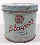 Vintage Player's Navy Cut Cigarette Tobacco Light Blue "For Those Who Prefer To Roll Their Own Cigarettes" Metal Tin Can