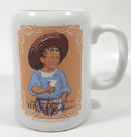 Vintage Hires Root Beer "Could I have another glass of that Hires' Rootbeer?" 4 5/8" Tall Ceramic Mug Cup