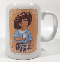 Vintage Hires Root Beer "Could I have another glass of that Hires' Rootbeer?" 4 5/8" Tall Ceramic Mug Cup