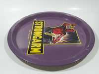 Vintage Strongarm Beer Purple 13" Diameter Metal Pub Beverage Serving Tray