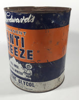 Extremely Rare Vintage Woodward's Permanent Anti-Freeze "Fill Once Lasts All Winter" Ethylene Glycol One Imperial Gallon Can - EMPTY