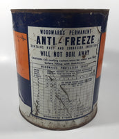 Extremely Rare Vintage Woodward's Permanent Anti-Freeze "Fill Once Lasts All Winter" Ethylene Glycol One Imperial Gallon Can - EMPTY