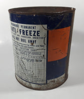 Extremely Rare Vintage Woodward's Permanent Anti-Freeze "Fill Once Lasts All Winter" Ethylene Glycol One Imperial Gallon Can - EMPTY