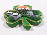 Ireland Shamrock Shaped 3" x 3 1/8" 3D Resin Fridge Magnet