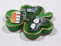 Ireland Shamrock Shaped 3" x 3 1/8" 3D Resin Fridge Magnet