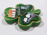 Ireland Shamrock Shaped 3" x 3 1/8" 3D Resin Fridge Magnet