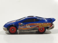 1999 Hot Wheels Future NASCAR Blue Die Cast Toy Car Vehicle McDonald's Happy Meal