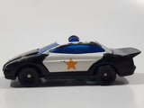 1997 Hot Wheels McDonald's Police Car Black White Die Cast Toy Car Vehicle