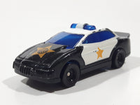 1997 Hot Wheels McDonald's Police Car Black White Die Cast Toy Car Vehicle