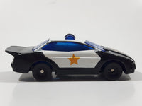 1997 Hot Wheels McDonald's Police Car Black White Die Cast Toy Car Vehicle