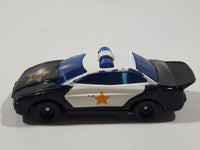 1997 Hot Wheels McDonald's Police Car Black White Die Cast Toy Car Vehicle