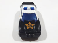 1997 Hot Wheels McDonald's Police Car Black White Die Cast Toy Car Vehicle