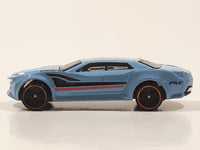 2015 Hot Wheels HW Workshop: Night Burnerz Ryura LX Pearl Sky Blue Die Cast Toy Car Vehicle