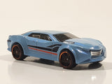 2015 Hot Wheels HW Workshop: Night Burnerz Ryura LX Pearl Sky Blue Die Cast Toy Car Vehicle