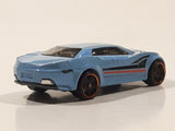 2015 Hot Wheels HW Workshop: Night Burnerz Ryura LX Pearl Sky Blue Die Cast Toy Car Vehicle