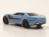 2015 Hot Wheels HW Workshop: Night Burnerz Ryura LX Pearl Sky Blue Die Cast Toy Car Vehicle