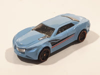 2015 Hot Wheels HW Workshop: Night Burnerz Ryura LX Pearl Sky Blue Die Cast Toy Car Vehicle