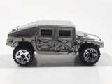 2006 Hot Wheels Chrome Burnerz Humvee General Corp Chrome Die Cast Toy Car Vehicle