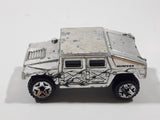 2006 Hot Wheels Chrome Burnerz Humvee General Corp Chrome Die Cast Toy Car Vehicle