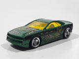 2001 Hot Wheels Anime Muscle Tone Metalflake Green Die Cast Toy Car Vehicle