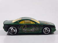 2001 Hot Wheels Anime Muscle Tone Metalflake Green Die Cast Toy Car Vehicle