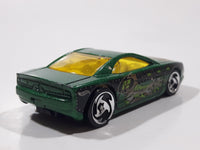 2001 Hot Wheels Anime Muscle Tone Metalflake Green Die Cast Toy Car Vehicle