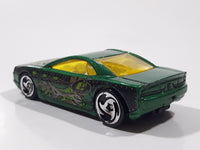 2001 Hot Wheels Anime Muscle Tone Metalflake Green Die Cast Toy Car Vehicle