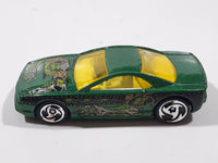 2001 Hot Wheels Anime Muscle Tone Metalflake Green Die Cast Toy Car Vehicle