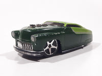 2004 Hot Wheels First Editions HardNoze '49 Merc (HardNoze) Dark Green and Light Green Die Cast Toy Car Hot Rod Vehicle