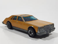 Vintage 1983 Hot Wheels Cadillac Seville Metalflake Gold Die Cast Toy Car Vehicle