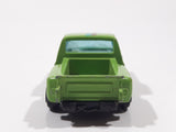 1980s Yatming No. 1601 Chevy Stepside Pickup Truck Green Die Cast Toy Car Vehicle