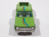 1980s Yatming No. 1601 Chevy Stepside Pickup Truck Green Die Cast Toy Car Vehicle