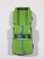 1980s Yatming No. 1601 Chevy Stepside Pickup Truck Green Die Cast Toy Car Vehicle