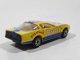 Yatming No. 1038 Chevrolet Corvette Bull King of Road Best Shot #38 Yellow Die Cast Toy Race Car Vehicle