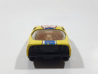 Yatming No. 1038 Chevrolet Corvette Bull King of Road Best Shot #38 Yellow Die Cast Toy Race Car Vehicle