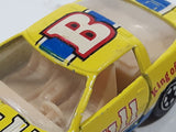 Yatming No. 1038 Chevrolet Corvette Bull King of Road Best Shot #38 Yellow Die Cast Toy Race Car Vehicle