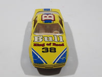 Yatming No. 1038 Chevrolet Corvette Bull King of Road Best Shot #38 Yellow Die Cast Toy Race Car Vehicle