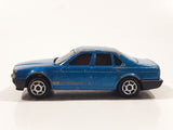 Vintage Majorette Sonic Flashers BMW 750i Blue Die Cast Toy Car Vehicle