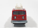 Vintage Majorette Pompier Fire Ladder Truck No. 207 Red 1/100 Scale Die Cast Toy Car Firefighting Rescue Emergency Vehicle