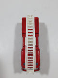Vintage Majorette Pompier Fire Ladder Truck No. 207 Red 1/100 Scale Die Cast Toy Car Firefighting Rescue Emergency Vehicle