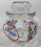 Disneyland Mickey's Candy Company 5 1/2" Tall Anchor Hocking Glass Candy Jar Made in U.S.A.