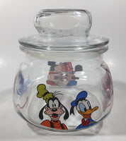 Disneyland Mickey's Candy Company 5 1/2" Tall Anchor Hocking Glass Candy Jar Made in U.S.A.