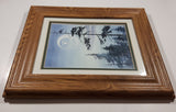 Sue Coleman "The Moon" Painting 11 3/8 x 13 3/8" Wood Framed 6" x 8" Aboriginal Art Print