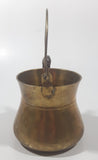 Vintage Miniature 2 1/2" Tall Brass Metal Pail