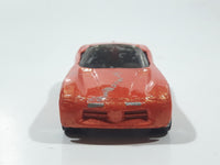 1998 Hot Wheels Dodge Concept Car Copperhead Convertible Chrysler Corporation Metalflake Red Orange Die Cast Toy Car Vehicle