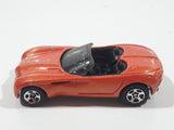 1998 Hot Wheels Dodge Concept Car Copperhead Convertible Chrysler Corporation Metalflake Red Orange Die Cast Toy Car Vehicle