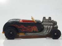 1994 Hot Wheels Roadster Flame Rider Black Die Cast Toy Hot Rod Car Vehicle McDonald's Happy Meal