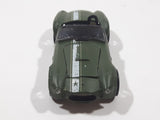 2008 Hot Wheels TEAM: Engine Revealers Shelby Cobra 427 S/C Matte Olive Army Green Die Cast Toy Car Vehicle with Opening Hood